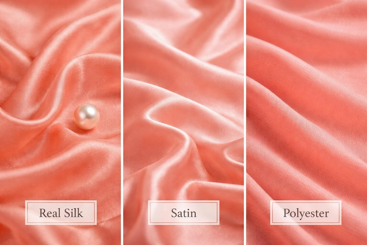 Real Silk vs Satin vs Polyester Scarves: What's Actually the Difference?