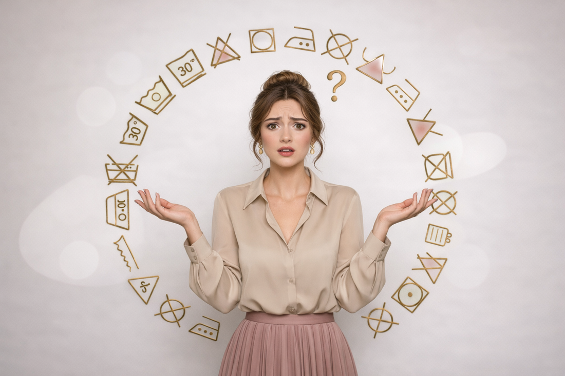 Silk Scarf Care Label Symbols Explained – Complete Guide