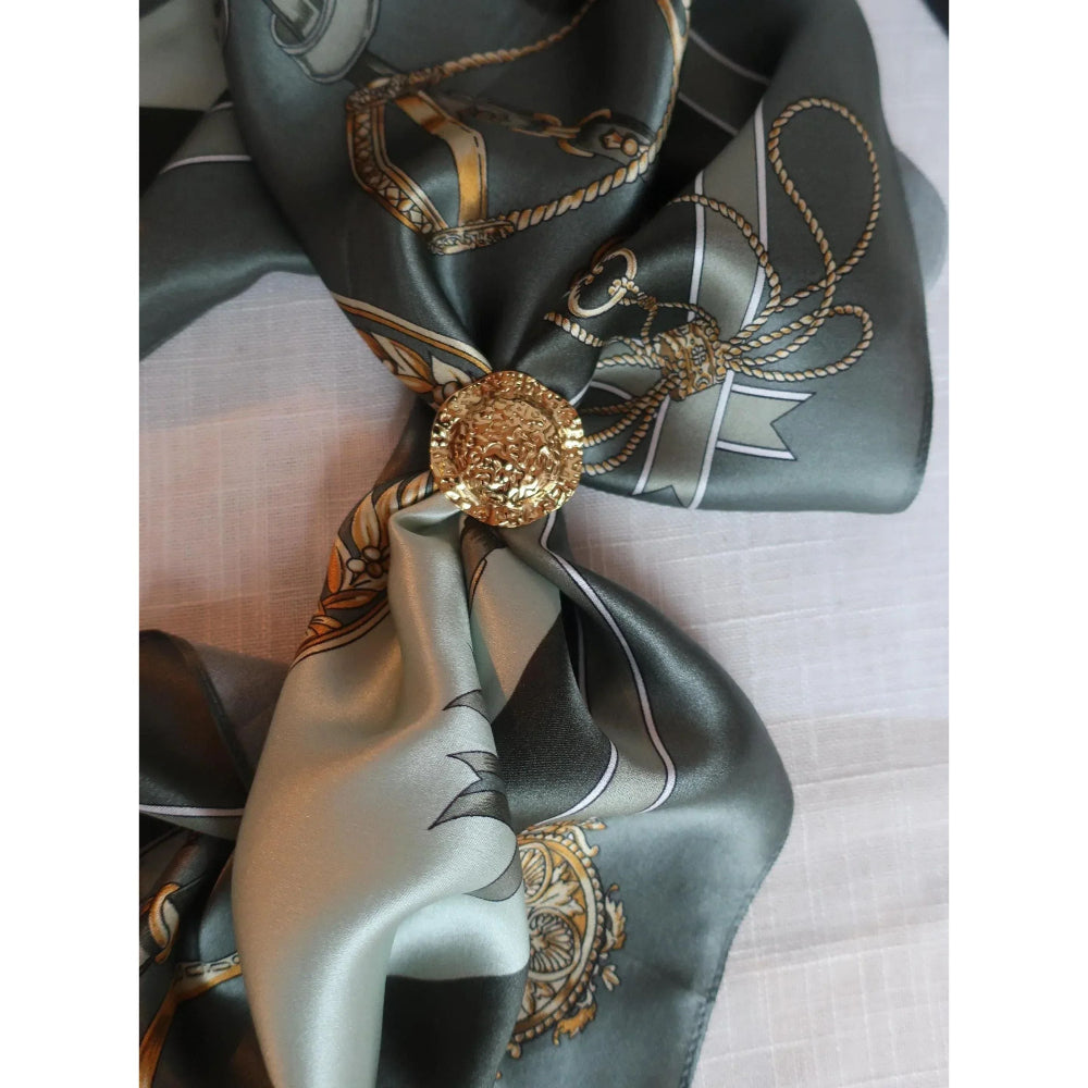 Elegant Scarf Ring - Versatile Buckle & Clip for Silk Scarves - Scarves4you