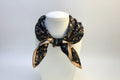Natural Mulberry Silk Square Scarf - Multicolor Paisley Pattern 53x53cm - Scarves4you