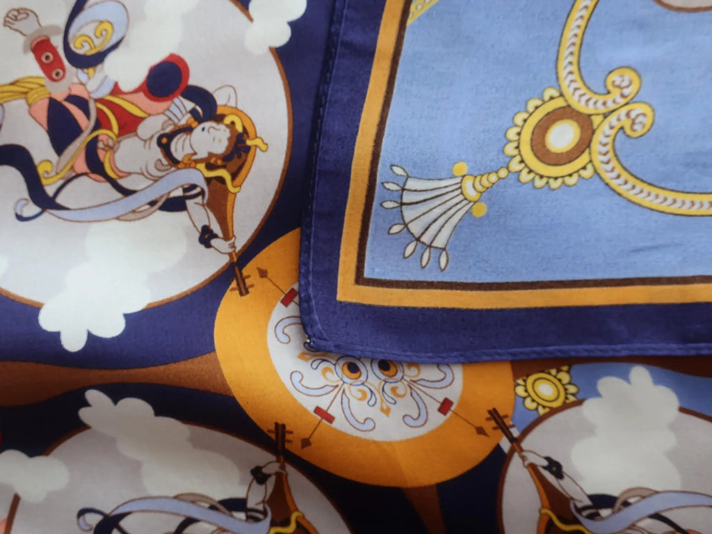 53x53 cm Mulberry Silk Scarf | Colorful Floral Garden | Luxury Square Scarf | Women's & Men's Neckerchief - Scarves4you