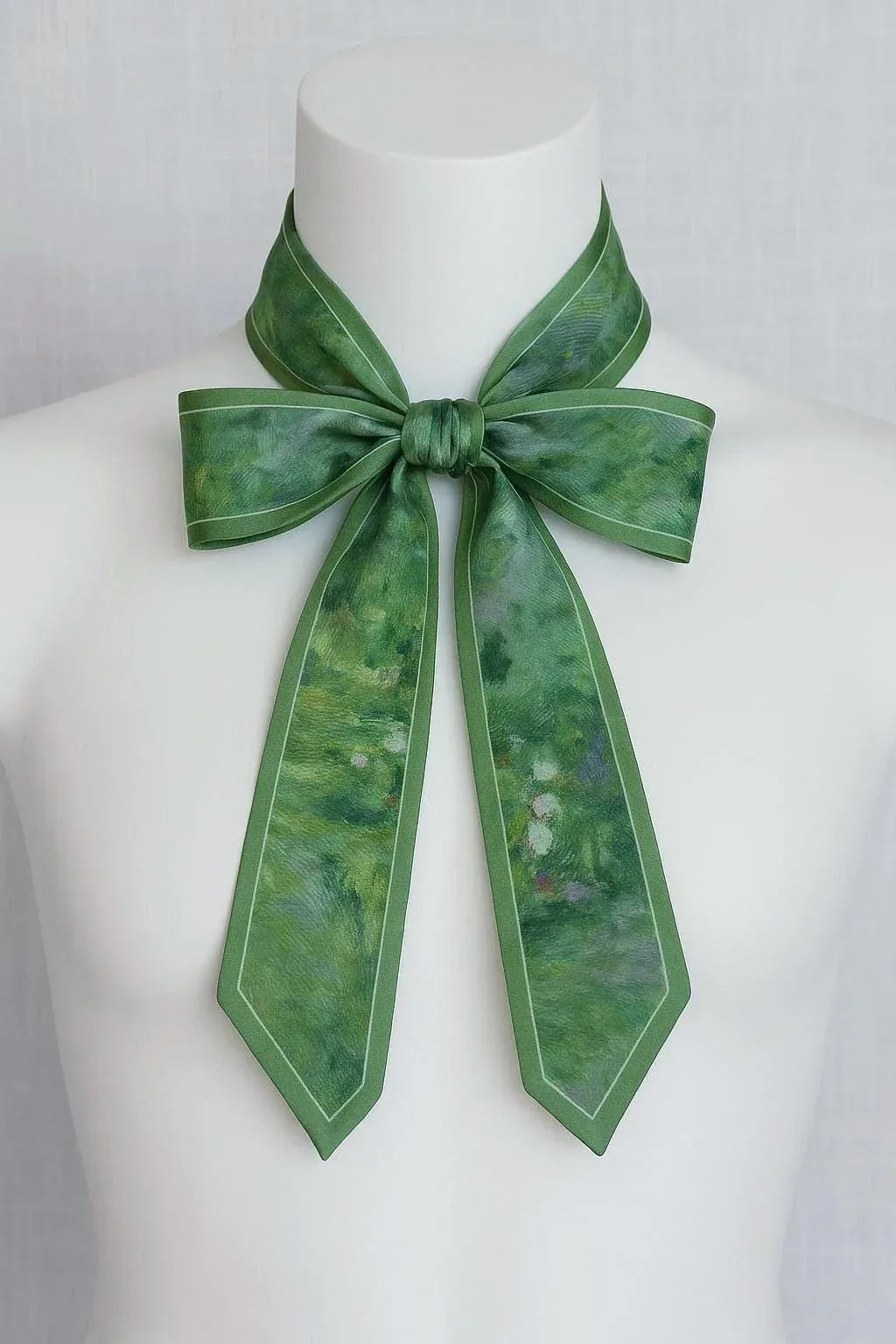 Vintage Oil Painting Headband: Elegant Floral Hair Accessory & Skinny Scarf for Bags - Scarves4you