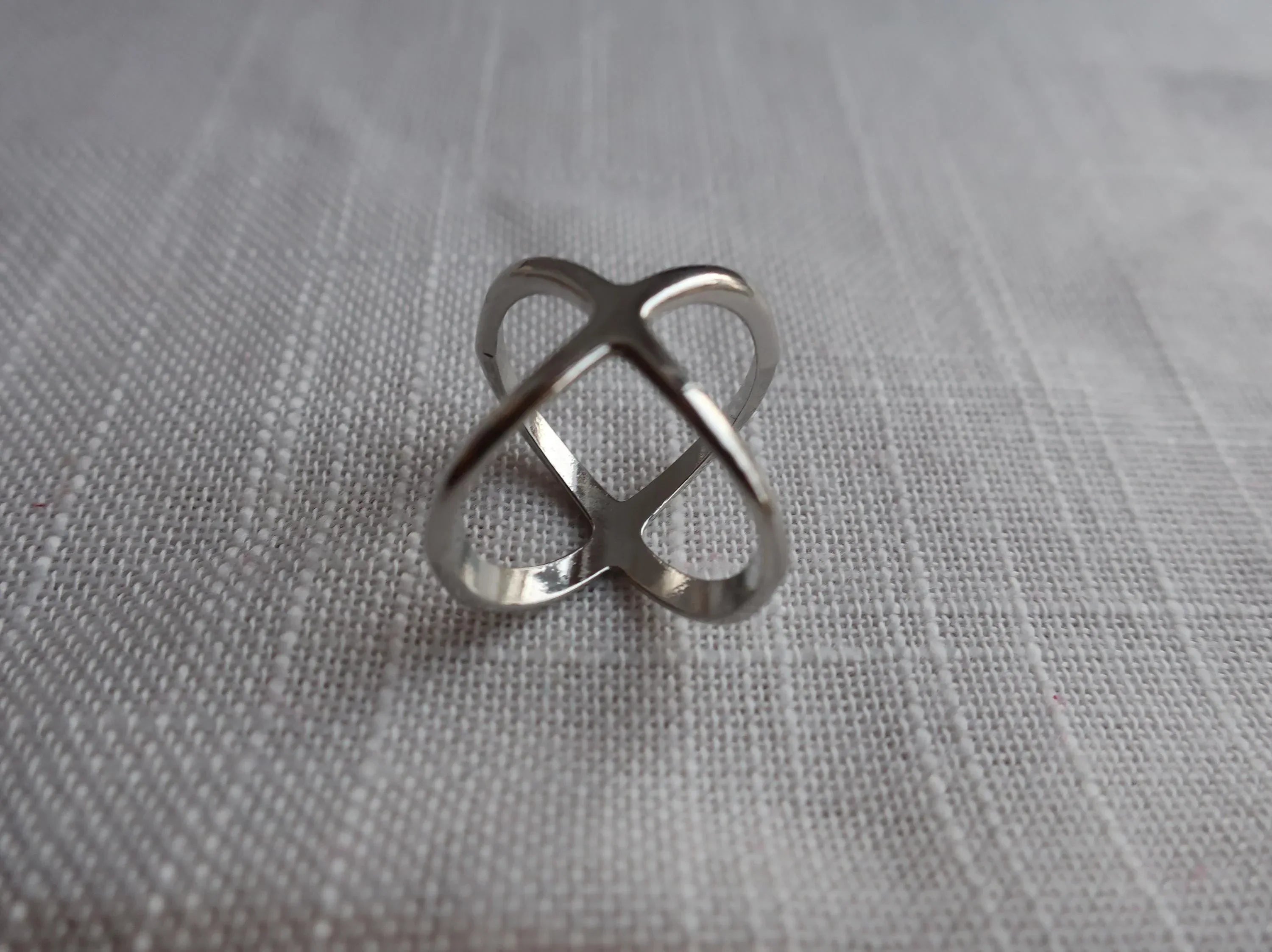 Mini Scarf Ring 1.3cm - Cross-Shape Metal Buckle | 5 Color Options - Scarves4you