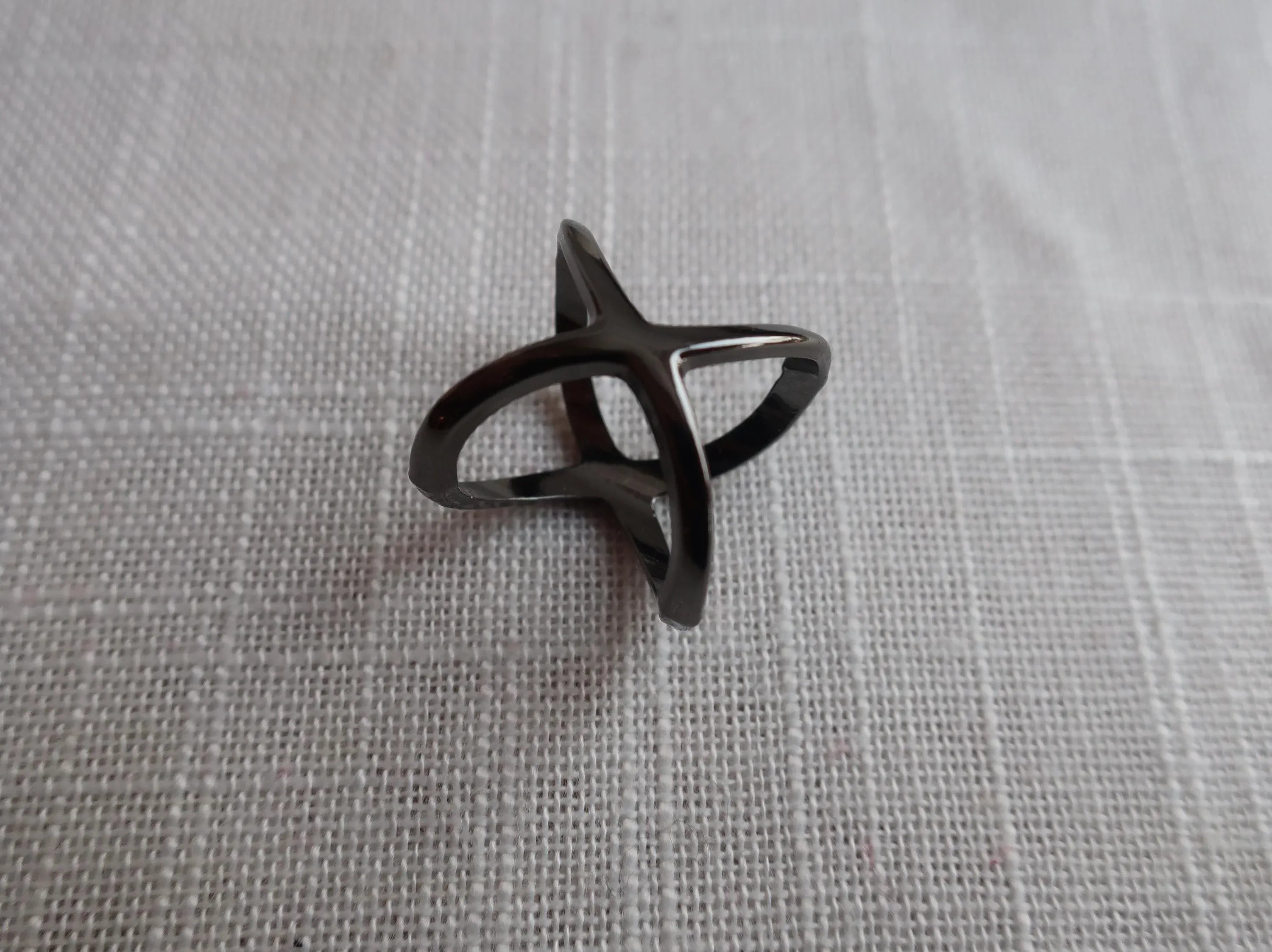Mini Scarf Ring 1.3cm - Cross-Shape Metal Buckle | 5 Color Options - Scarves4you