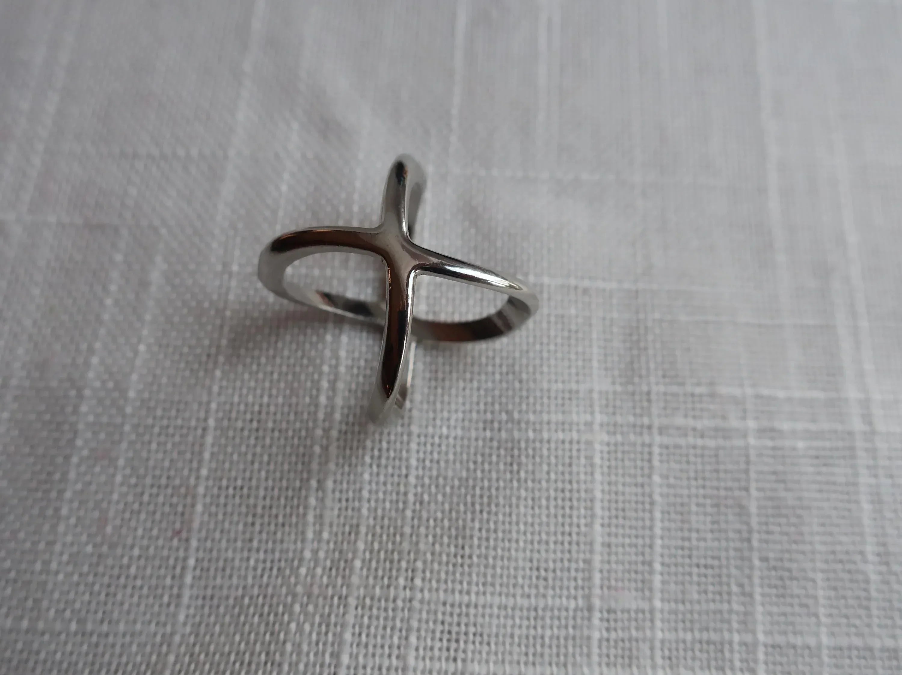 Mini Scarf Ring 1.3cm - Cross-Shape Metal Buckle | 5 Color Options - Scarves4you