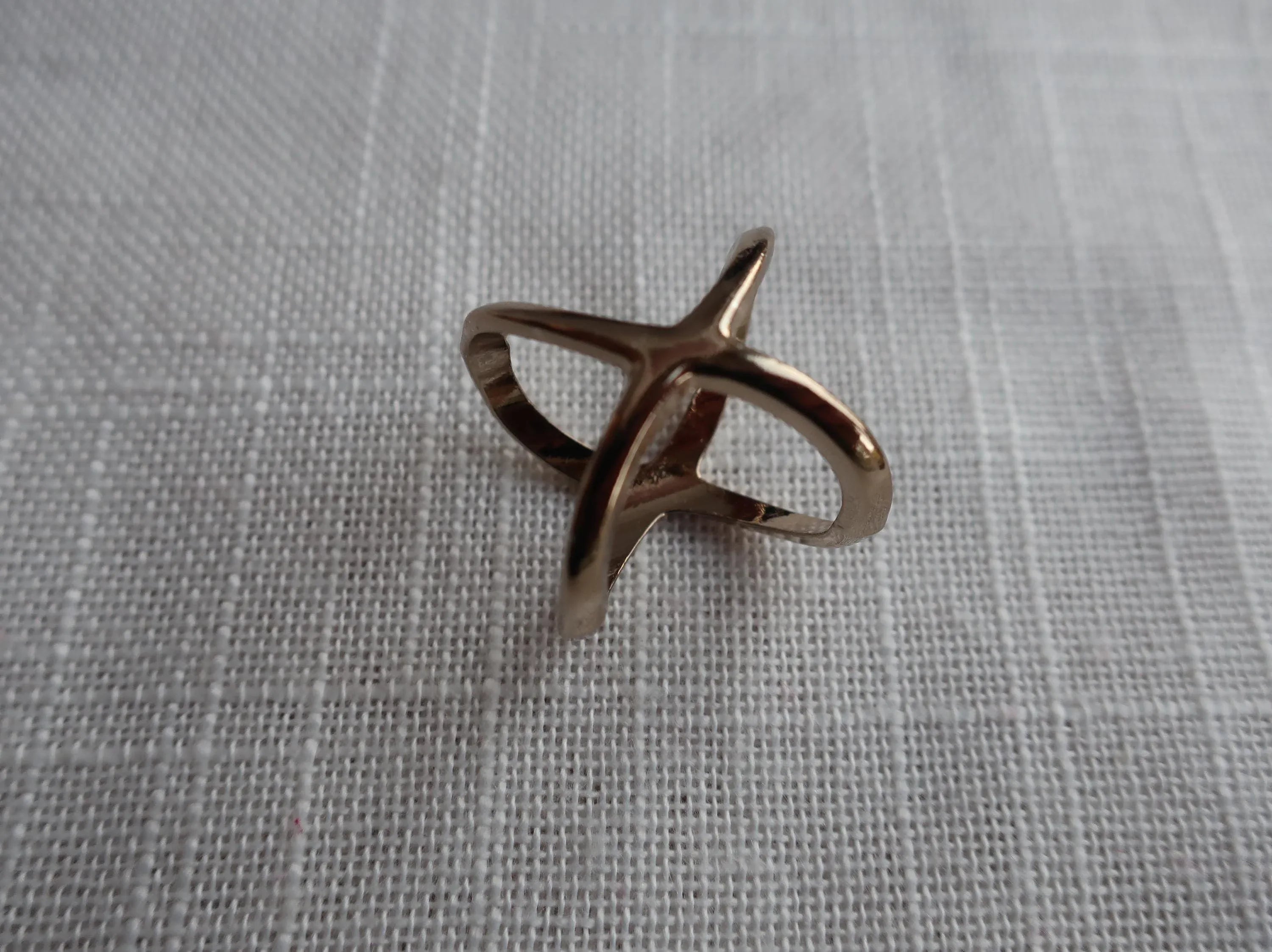 Mini Scarf Ring 1.3cm - Cross-Shape Metal Buckle | 5 Color Options - Scarves4you