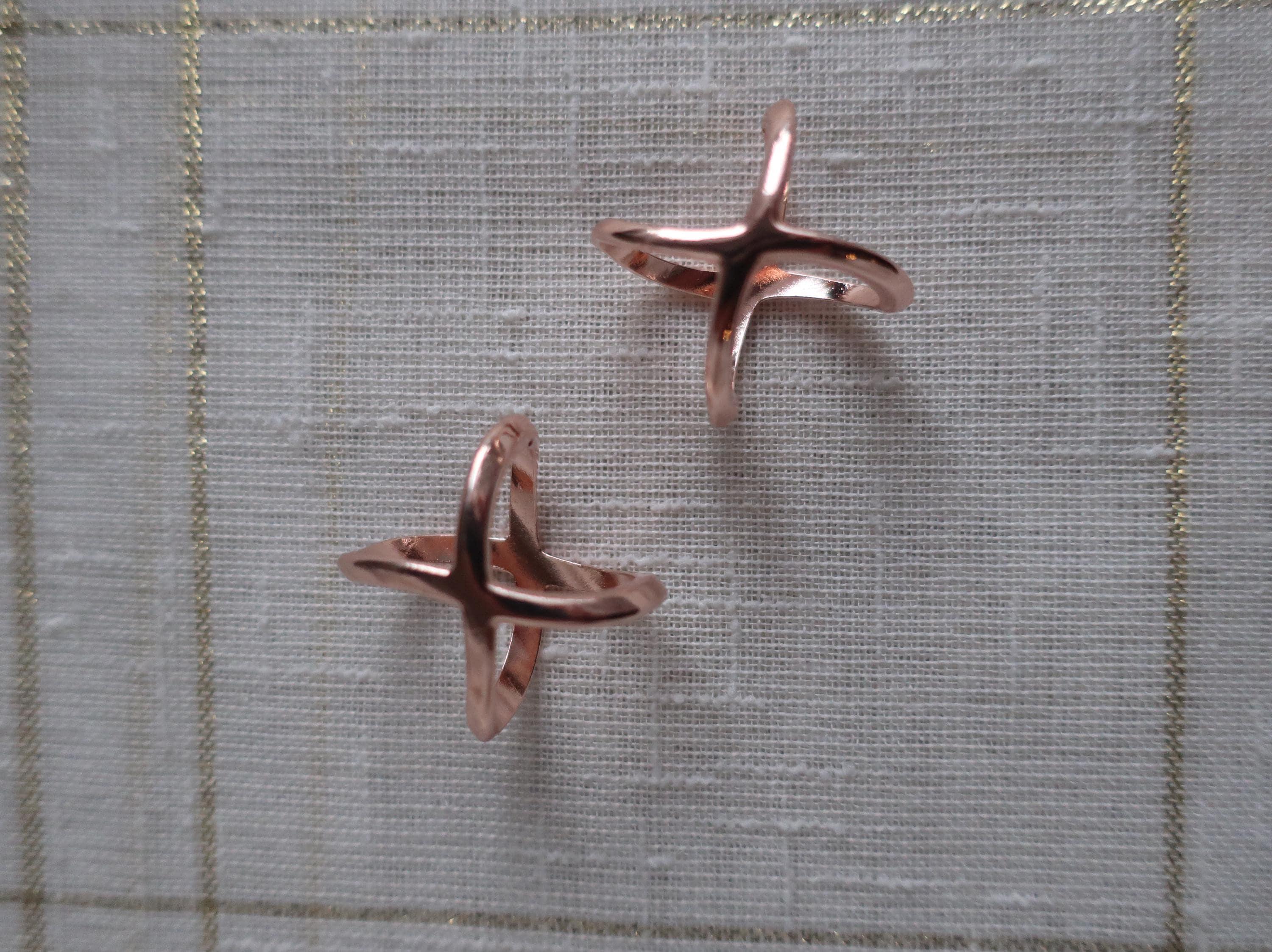 Mini Scarf Ring 1.3cm - Cross-Shape Metal Buckle | 5 Color Options - Scarves4you